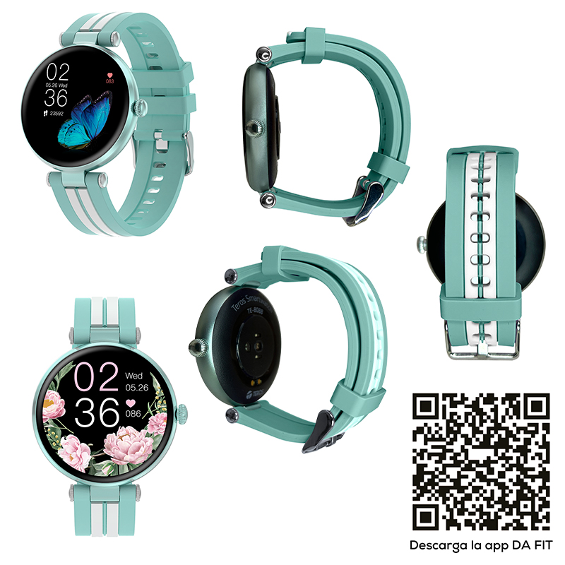 smartwatch verde claro 