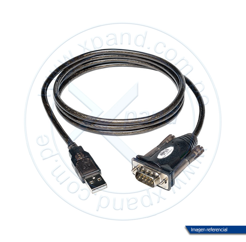 cable adaptador usb a serial tripp lite u209 000 r usb a a db 9 1 52 mts  conec