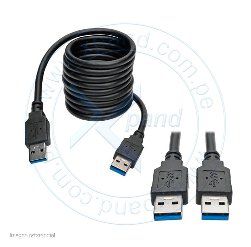 cable usb 3 0 tripp lite u320 006 bk negro superspeed a a 1 83 mts 28 24 awg 