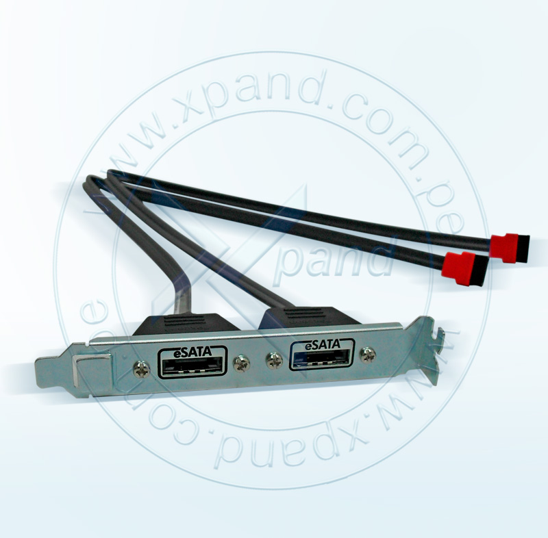 kit de cables pci esata hp gm110aa para convertir 2 puertos sata internos en exter