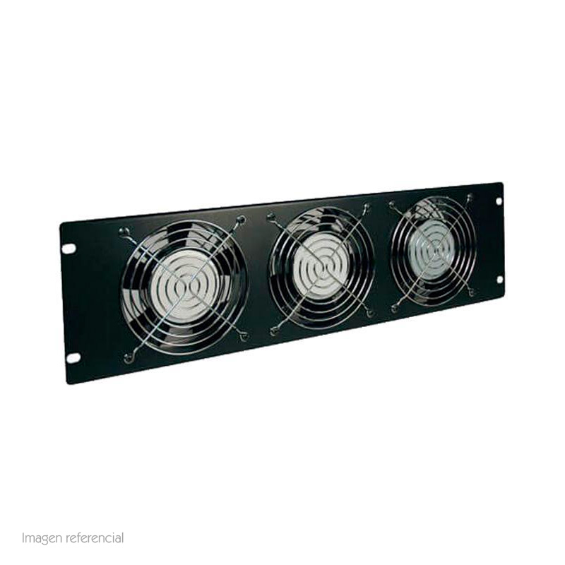panel de ventilador tripplite smarttrack series srxfan3u para rack 3u  3 ventila