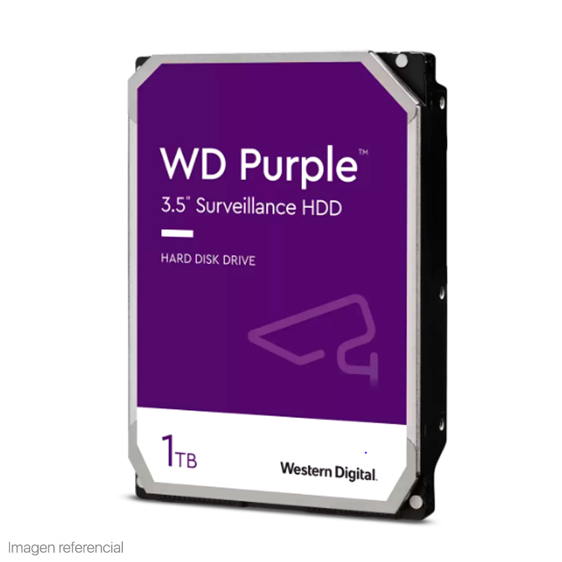 disco duro western digital purple surveillance 1tb sata 6 0 gbps 5400rpm 64mb 3