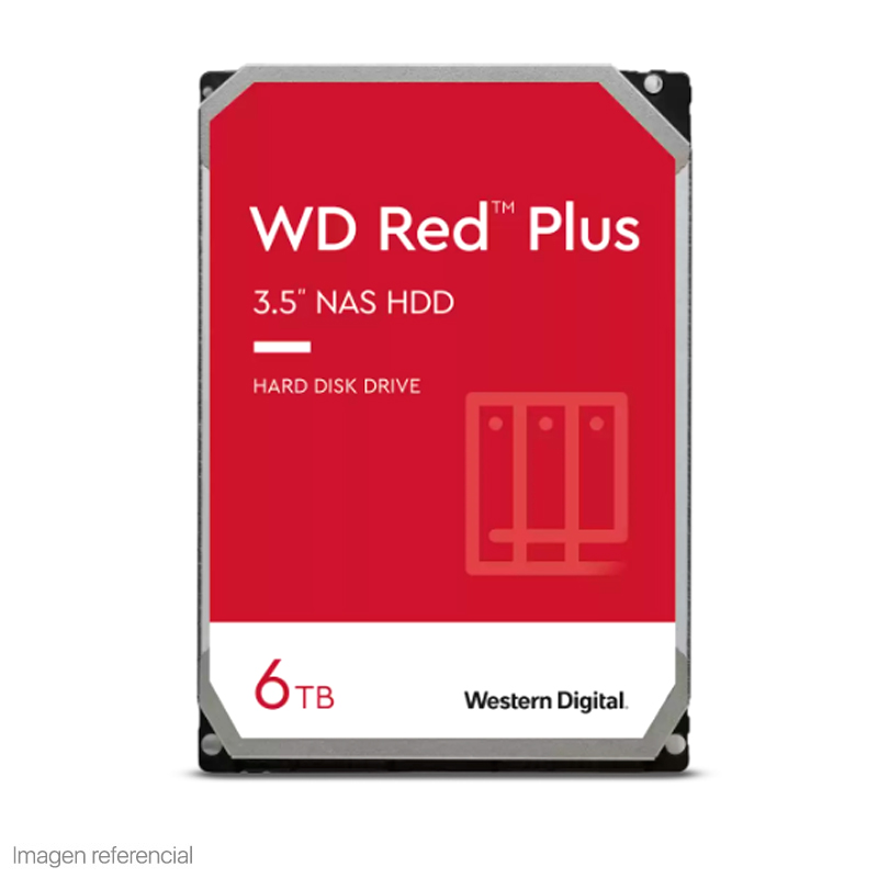 disco duro western digital red plus wd60efpx 6tb sata 5400rpm 3 5 cache 256mb