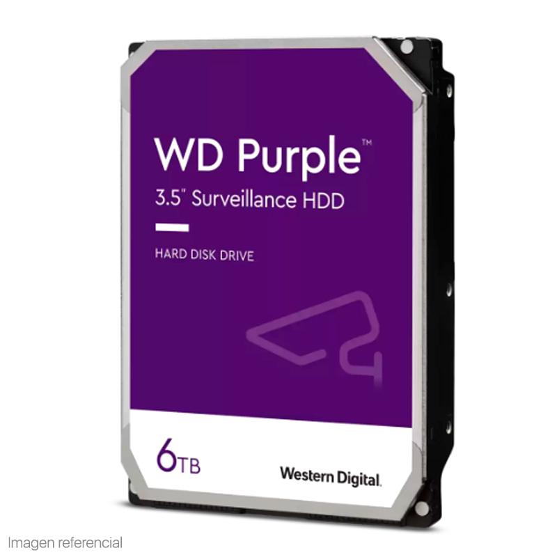 disco duro western digital wd purple 6tb sata 6 0 gb s 5400 rpm 256mb cache 3 5