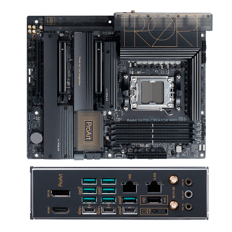 motherboard asus rog proart x670e creator wifi chipset amd x670 amd socket am5 atx