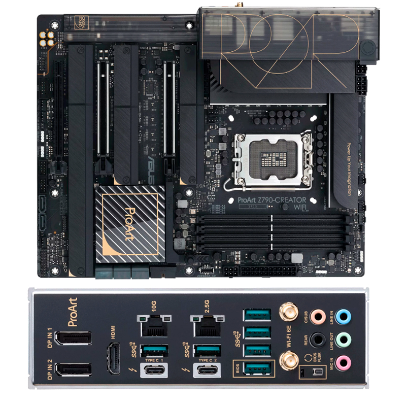 motherboard asus proart z790 creator wifi chipset intel z790 lga1700 atx sopor