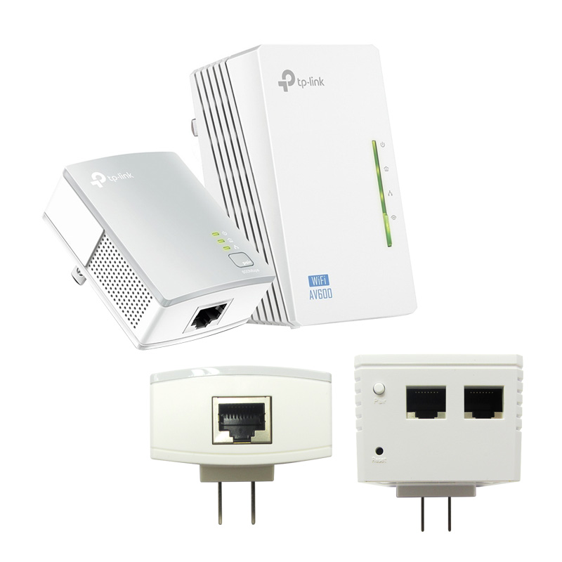 kit extensor powerline wifi av500 300 mbps dualband 802 11a b g n  2 puertos