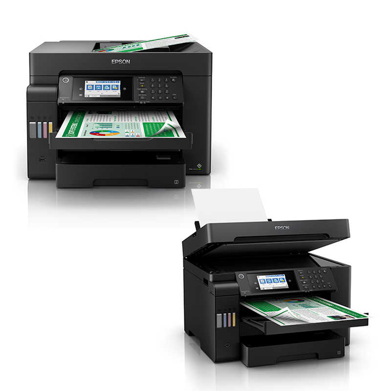 multifuncional de tinta epson ecotank l15150 imprime escanea copia fax wi fi usb eth