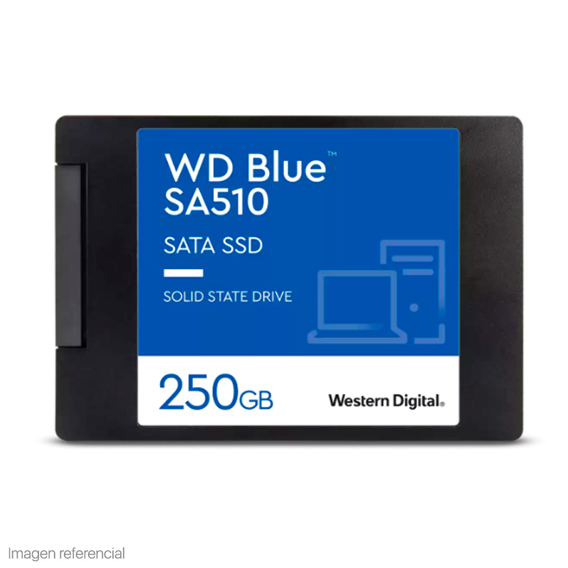unidad en estado solido western digital blue sa510 250gb sata 6gb s 2 5 7mm 