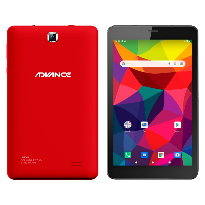 tablet advance prime pr5860 8 1280x800 android10 go 3g dual sim 16gb ram 1gb 