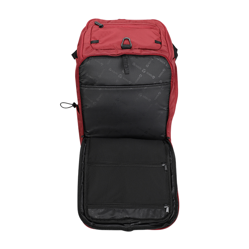 Vista 6 de teros - TE-ATK9060 - Mochilas, maletines y soportes - Backpack TEROS Alltracker AMD TE-ATK9060, para Notebooks de hasta 15.6", Rojo/Negro