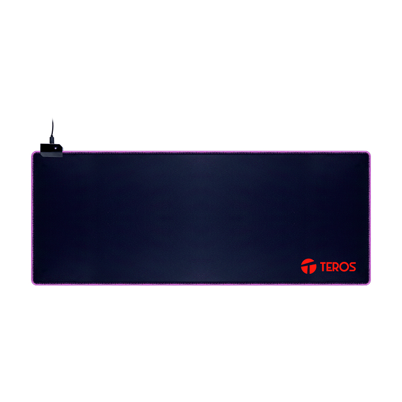 Vista 2 de teros - TE-3020G - Teclados y mouse - Mousepad gamer TEROS TE-3020G, diseño impreso e iluminación RGB