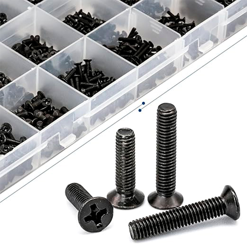Vista 5 de nindejin - FLAT_SCREW_720PCS - Accesorios varios - Kit de Tornillos Planos Nindejin (720 Piezas)