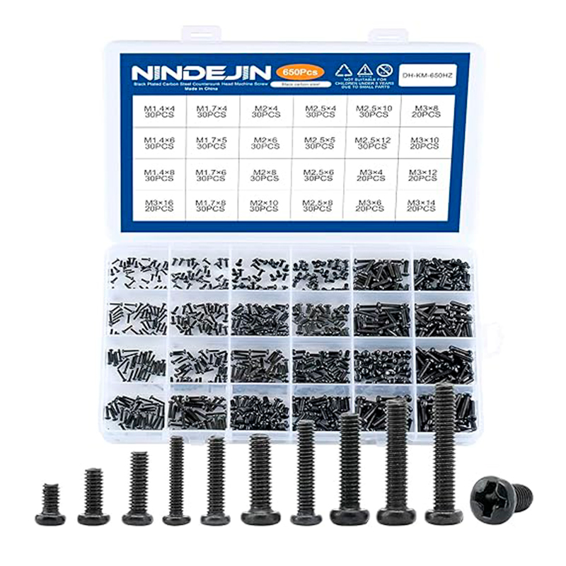 nindejin - PAN_SCREW_650PCS - Accesorios varios - PAN SCREWS KIT - 650PCS