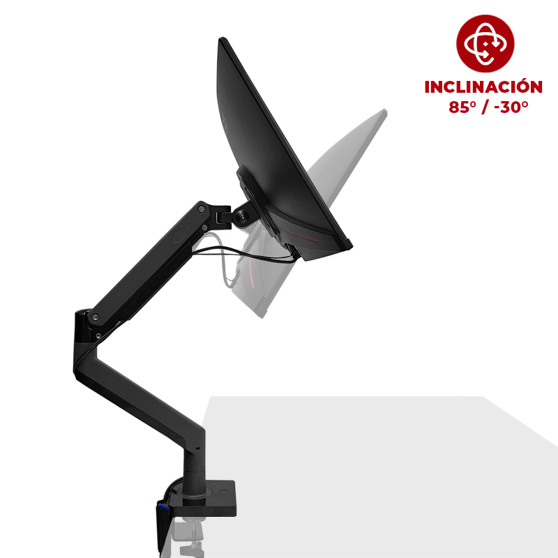 Vista 3 de teros - TE7113 - Mochilas, maletines y soportes - Soporte Brazo Monitor Teros TE-7113 22" a 35"