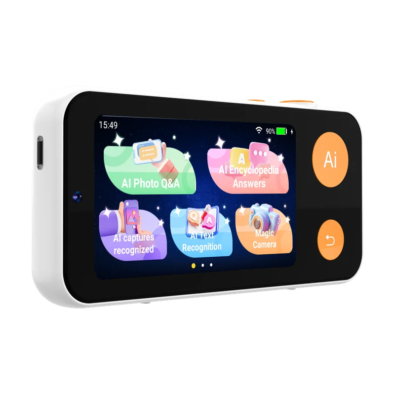 Vista 3 de advance computer corp - MMADV-IA2026 - Routers y Wi-Fi - Ã¡mara con IA para niÃ±os ADVANCE KC-3501, TFT 3.5", 1GB/8GB, Wifi, BT