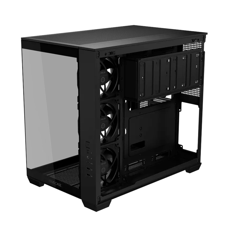 Vista 3 de asus - A32 PLUS/BK/TG/ARGB - Cases y gabinetes - Case ASUS A32 PLUS Case Black