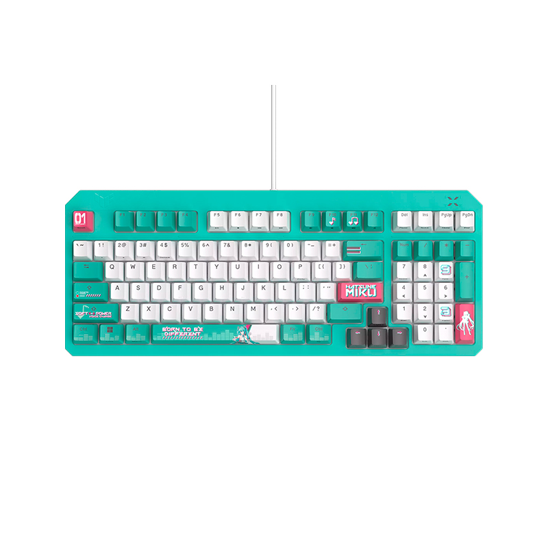 asus - 90MP0460-BKAA30 - Teclados y mouse - Teclado Gamer Asus TUF Gaming K3 Gen II Hatsune Miku RGB