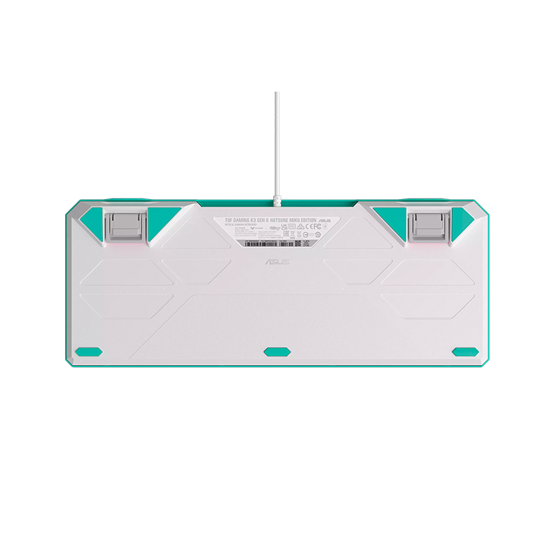 Teclado Asus Tuf Gaming K3 Gen II Hatsune Miku Edition, USB, RGB - Image 4