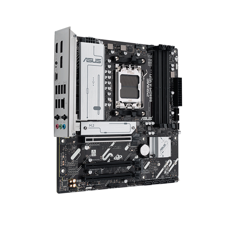 Vista 4 de asus - PRIME B840M-A WIFI - Placas madre - Motherboard ASUS Prime B840M-A WiFi, AMD B840, AM5, DDR5, mATX