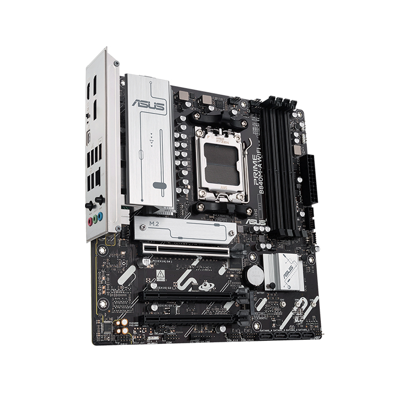 Vista 5 de asus - PRIME B840M-A WIFI - Placas madre - Motherboard ASUS Prime B840M-A WiFi, AMD B840, AM5, DDR5, mATX
