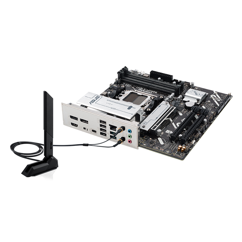Vista 7 de asus - PRIME B840M-A WIFI - Placas madre - Motherboard ASUS Prime B840M-A WiFi, AMD B840, AM5, DDR5, mATX