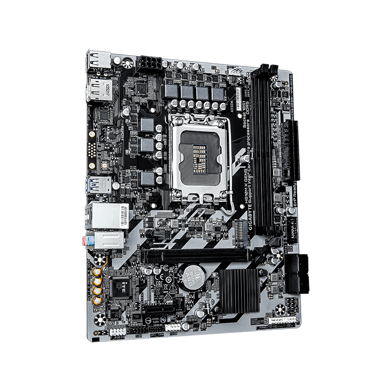 Vista 3 de gigabyte - H810M K GEN5 - Placas madre - Motherboard GIGABYTE H810M K GEN5, Chipset Intel H810, Socket Intel LGA1851, Micro ATX