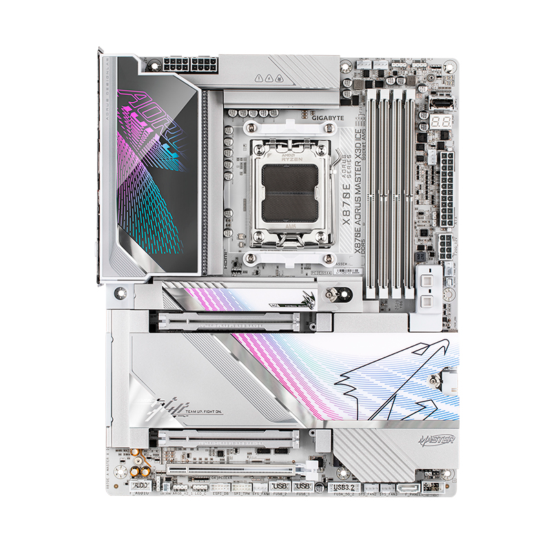 gigabyte - X870E A MASTER X ICE - Placas madre - Motherboard GIGABYTE X870E AORUS MASTER X3D ICE, Chipset AMD X870E, Socket AMD AM5, ATX