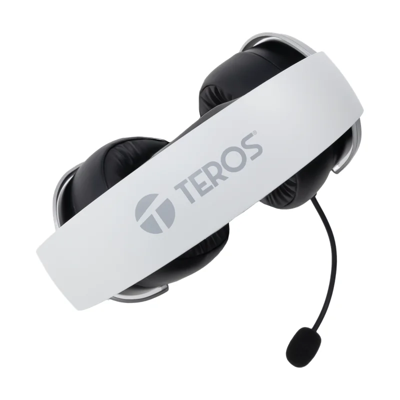 Vista 4 de teros - TE80720WBK - Audio y video personal - Audífono inalámbrico gamer TEROS TE-80720WBK, BT, USB