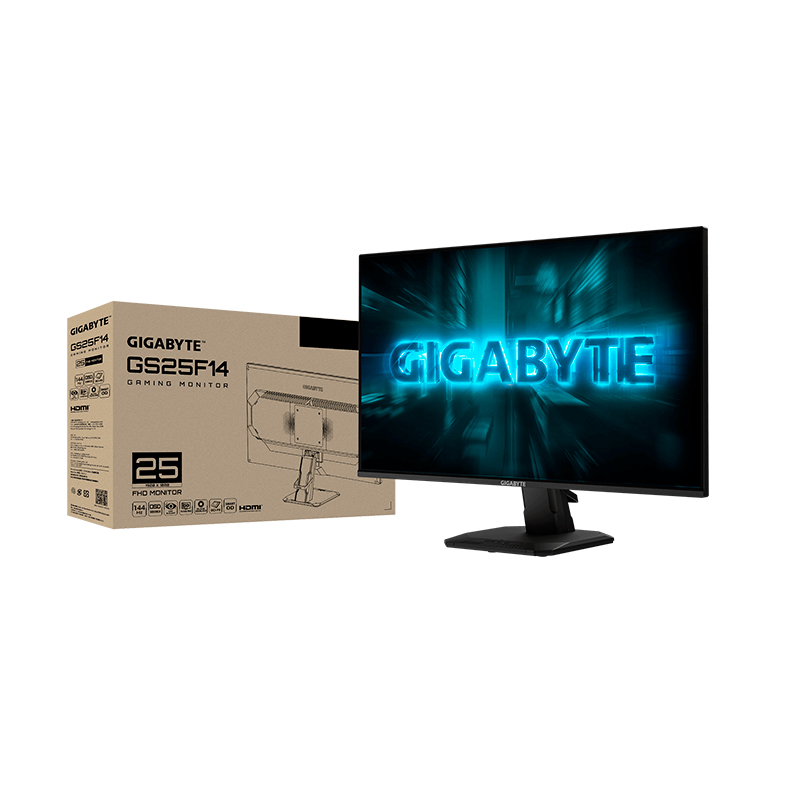Vista 8 de gigabyte - GS25F14 - Monitores gaming - Monitor Gaming Gigabyte GS25F14 25" FHD 144Hz 1ms