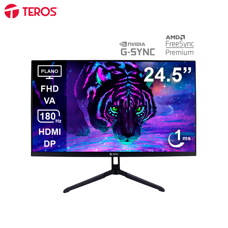 teros - TE-2475G - Monitores gaming - Monitor Plano Gaming Teros TE-2475G 24.5" FHD 180Hz 1ms