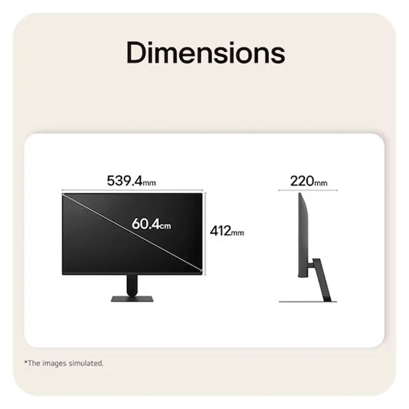 Vista 7 de lg electronics - 24U411B-B - Monitores - Monitor LG U4 24U411B-B/23.8"/FHD/IPS/144Hz/HDMI/Earphone-out/(3 polos (Solo sonido))