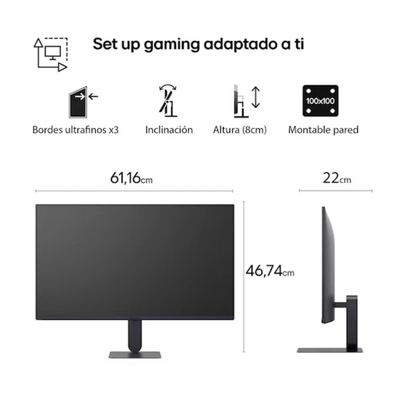 Monitor LG UltraGear G4 27G414B, 27/FHD/IPS/144Hz/HDMI/DP/Salida para auriculares - Image 3