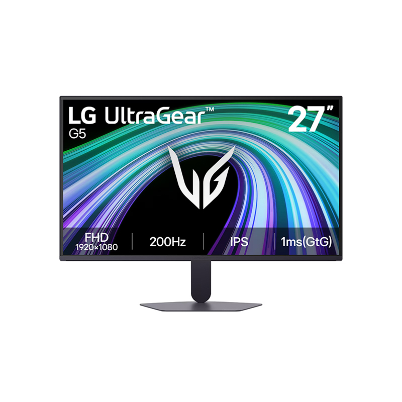 Monitor LG Gaming UltraGear G5, 27/FHD/IPS/200Hz/HDMIx2/DP/Salida_auriculares (3-Polos)