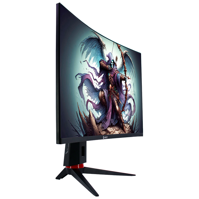 Vista 2 de teros - TE-3215G - Monitores gaming - Monitor Curvo Gamer TEROS TE-3215G 31.5" FHD 165Hz 1ms