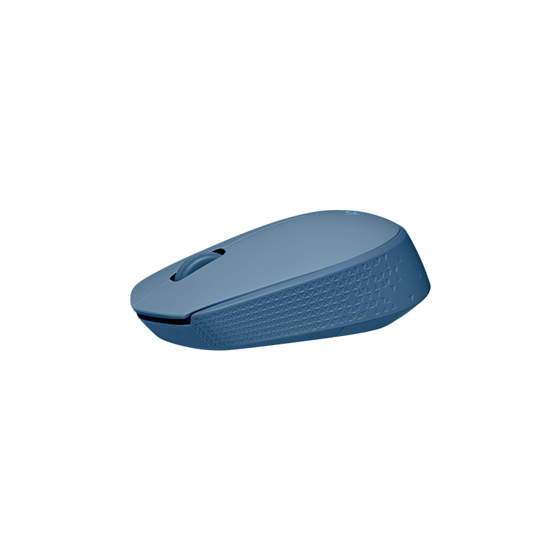 Vista 4 de logitech - 910-006863 - Teclados y mouse - Mouse óptico inalámbrico Logitech M170, ambidiestro, receptor USB, 2.4 GHz, Gris azulado.