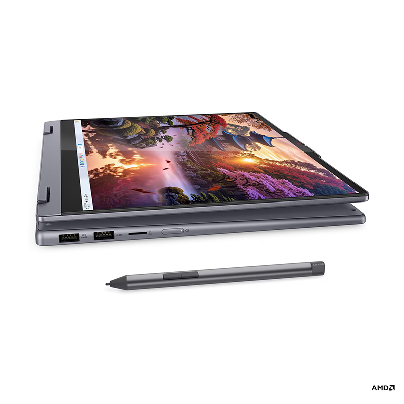 Vista 3 de lenovo - idea - 83KT006PLM - Laptops - NB Lenovo IdeaPad 5 2-in-1 14AKP10, 14" WUXGA IPS, AMD Ryzen AI 7 350 5.0GHz, 16GB LPDDR5X