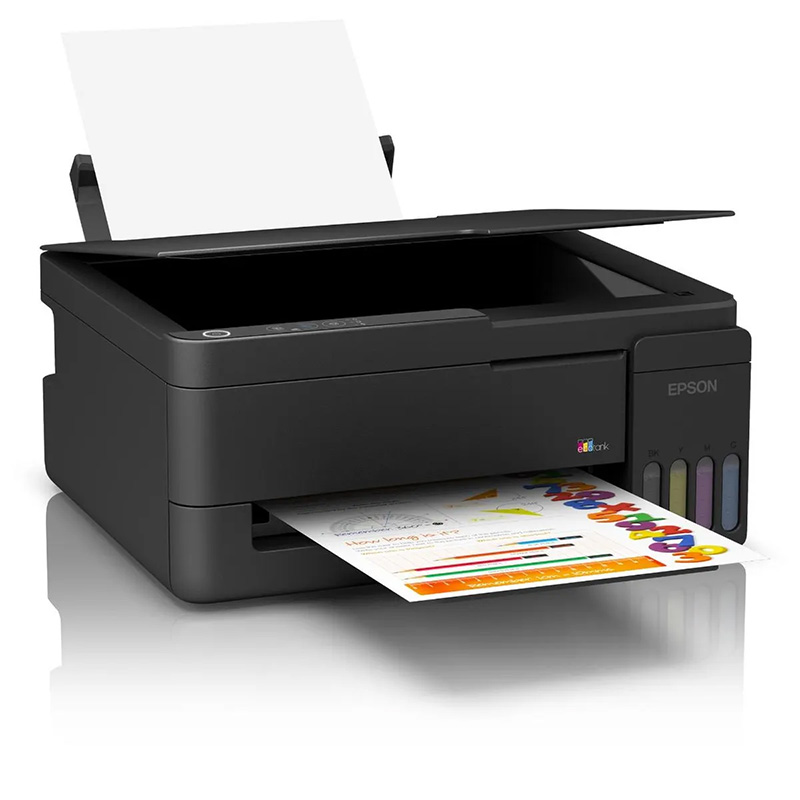 Vista 4 de epson - C11CL61301 - Impresoras multifuncionales - Impresora a color Multifuncional EPSON EcoTank L3310/Imprime/Copia/Escanea, High Speed...