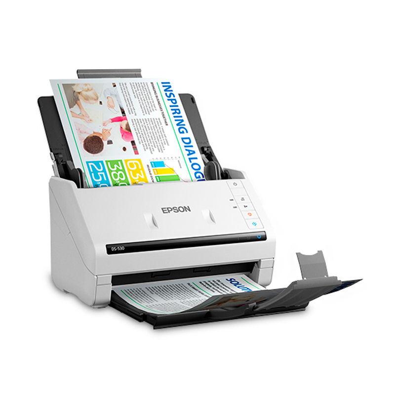 epson - comercial - B11B286201 - Scanners - Escáner Epson DS-530X dúplex 45ppm/90ipm ADF 100 hojas 600dpi TWAIN/ISIS OCR