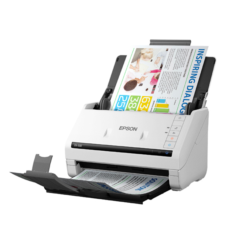 Vista 4 de epson - comercial - B11B286201 - Scanners - Escáner Epson DS-530X dúplex 45ppm/90ipm ADF 100 hojas 600dpi TWAIN/ISIS OCR