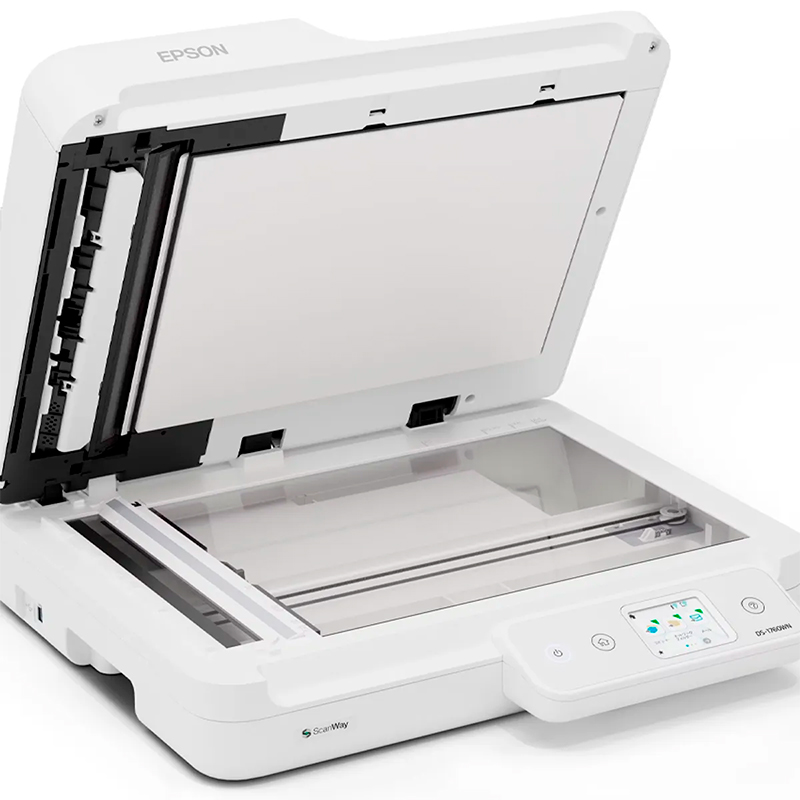 Vista 2 de epson - comercial - B11B274201 - Scanners - Escáner Epson DS-1760WN cama plana en red 30ppm/60ipm ADF 60 hojas WiFi táctil