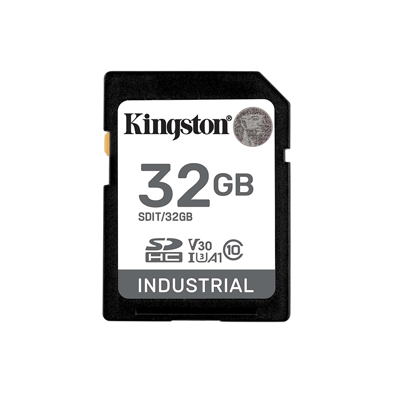 kingston - SDIT/32GB - USB y tarjetas de memoria - Tarjeta de memoria Kingston 32GB Industrial/SDHC/C10/UHS-I/U3/V30/A1/UHS-I