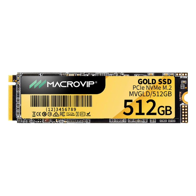 Unidad en estado solido (SSD) Macrovip Gold M.2 NVMe 512GB  MVGLD/512GB