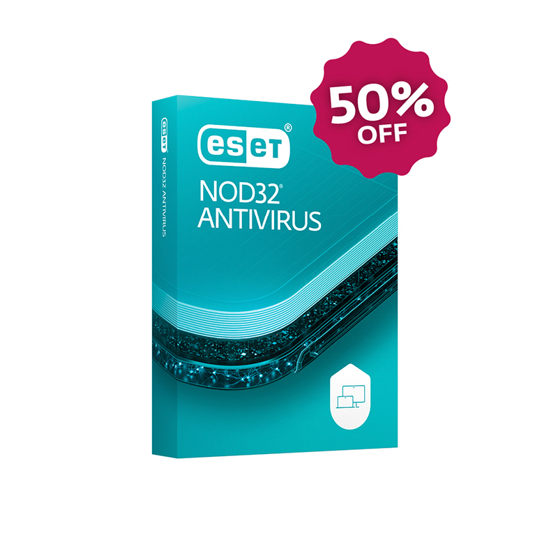 eset - S11010235 - Seguridad y antivirus - ESET NOD 32 2026 1PC 50%