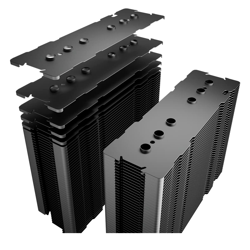 Vista 3 de pccooler - FAN-G6BK - Refrigeracion y ventiladores - Cooler CPU Dual PcCooler G6 BK 260W PWM Negro