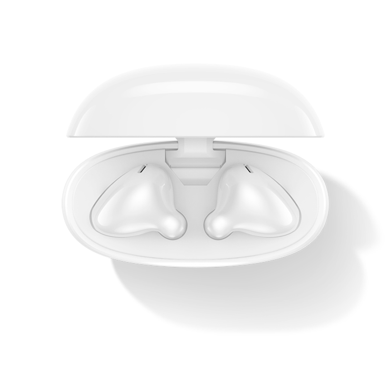 Auriculares estéreo inalámbricos con microfono Lenovo E310 independientes, color blanco - Image 2