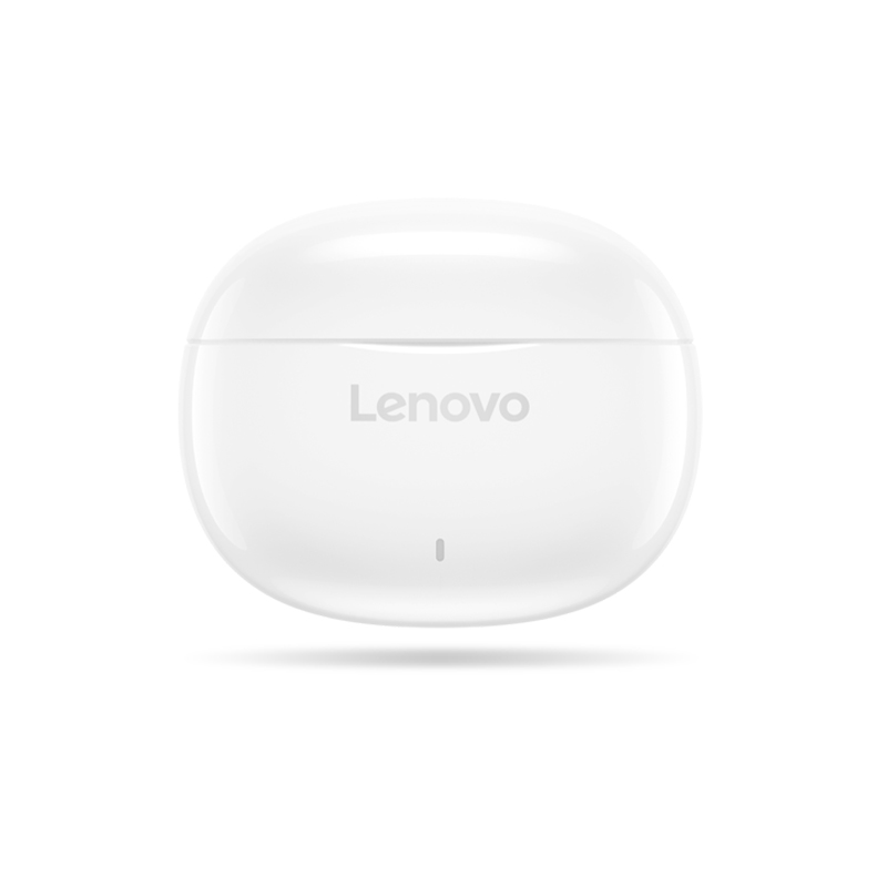 Auriculares estéreo inalámbricos con microfono Lenovo E310 independientes, color blanco - Image 4