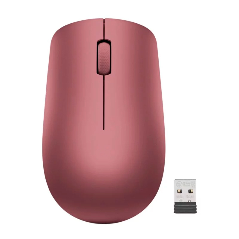 Vista 2 de lenovo - idea - GY50Z18991 - Teclados y mouse - Mouse Inalámbrico Lenovo 530 Óptico 1200 DPI Rojo Cereza
