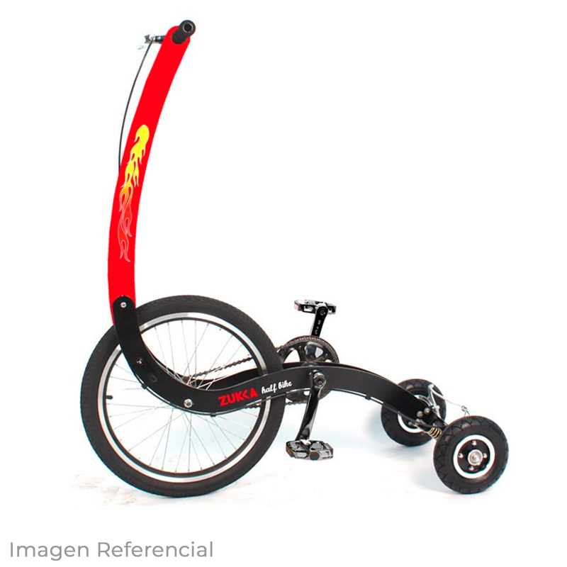 deltron - HALFBIKE RED - Articulos promocionales - Bicicleta de Pie HalfBike BQ.S.Two Roja/Negra
