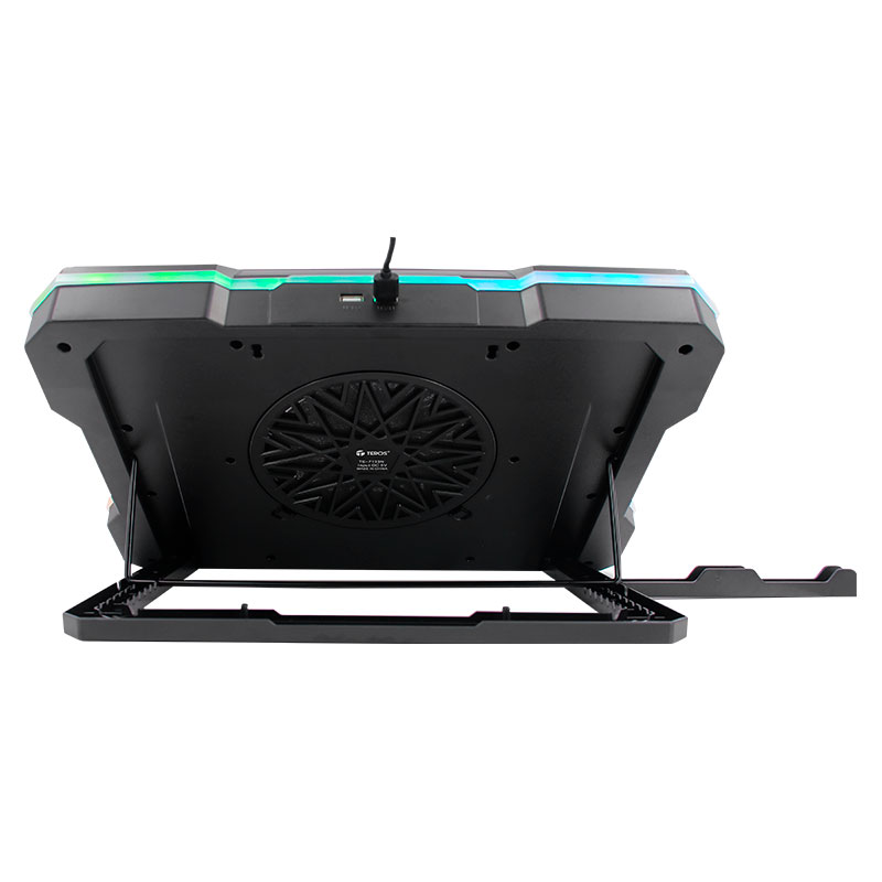 Vista 2 de teros - TE7133N - Accesorios varios - Cooler para Laptop Teros TE-7133N RGB de 14" a 19"